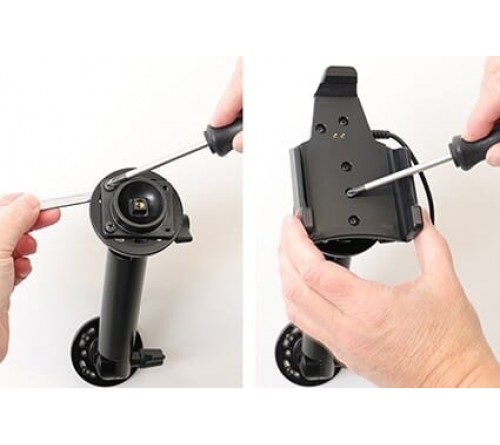 Brodit houder/lader iZettle Reader 2 fixed install.