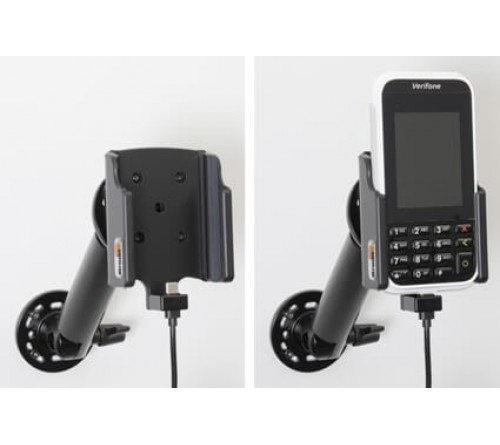 Brodit houder/lader VeriFone e285 fixed install.