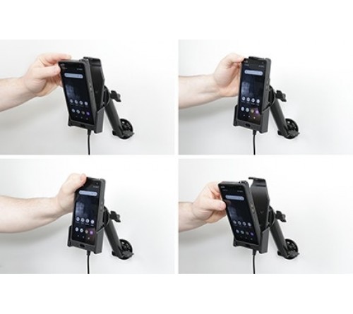 Brodit houder/lader Sonim XP10 fixed instal.-pogo