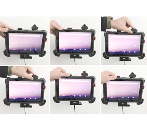 Brodit houder/lader EDA10A boot/usb-host/pogo fixed instal.