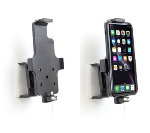 Brodit houder Apple iPhone XR/11 met skin (lightning->USB)
