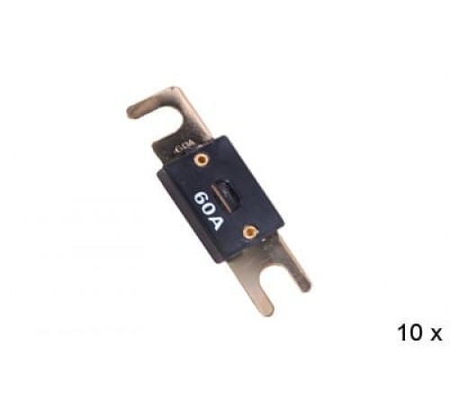 ANL zekering  verguld  60A  10X