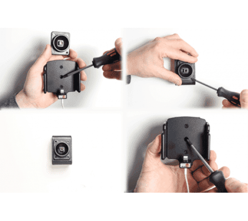 Brodit houder verstelbaar 70-83/2-10mm lightning->usb-C