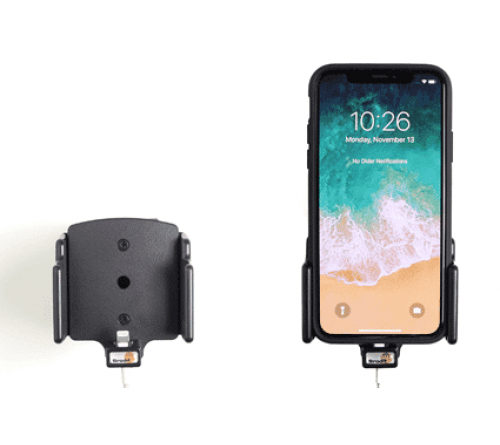 Brodit houder verstelbaar 70-83/2-10mm lightning->usb-C