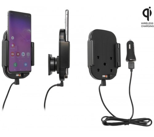 Brodit houder/lader Qi Samsung Galaxy S10 USB sig.plug