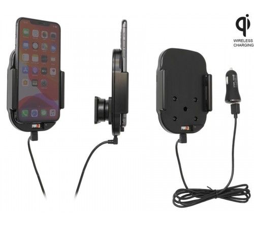 Brodit houder/lader Qi Apple iPhone 11 Pro Max USB sig.plug