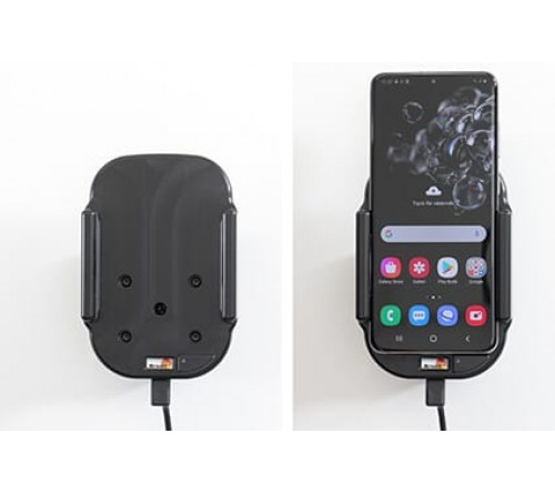 Brodit houder/lader Qi Samsung Galaxy S20 USB sig.plug