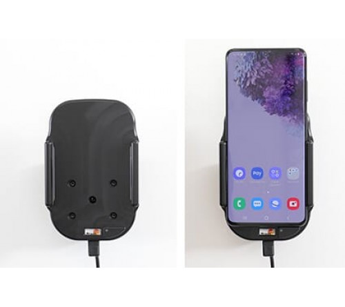 Brodit houder/lader Qi Samsung Galaxy S20 Plus USB sig.plug