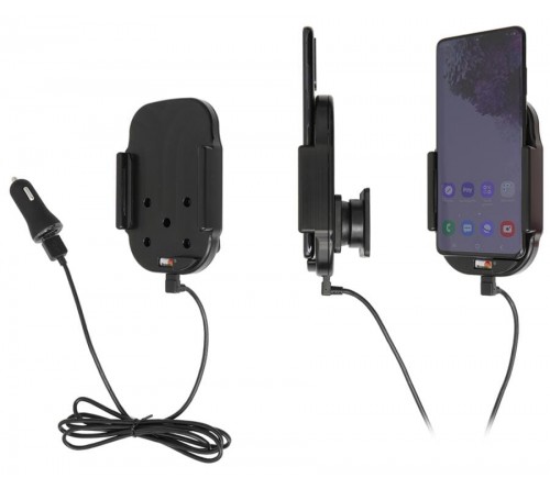 Brodit houder/lader Qi Samsung Galaxy S20 Plus USB sig.plug