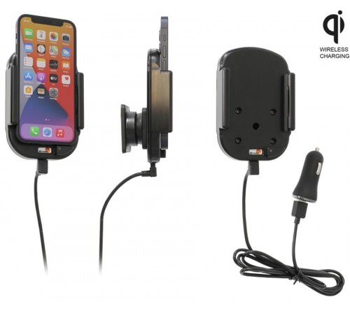 Brodit houder/lader Qi Apple iPhone 12 Mini USB sig.plug