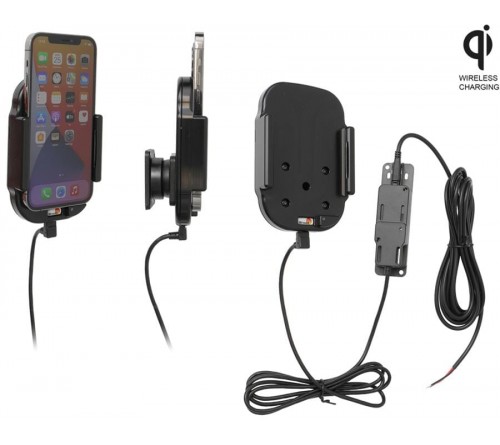 Brodit houder/lader Qi Apple iPhone 12/12 Pro fixed instal.