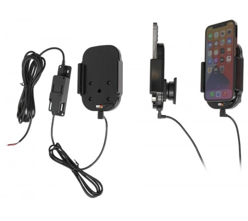 Brodit houder/lader Qi Apple iPhone 12/12 Pro fixed instal.