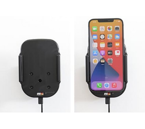 Brodit houder/lader Qi Apple iPhone 12 Pro Max fixed instal.