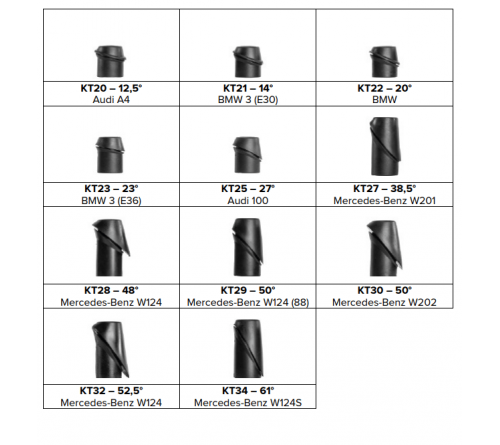 Antenne AM/FM inbouw tbv Mercedes  Opel chroom