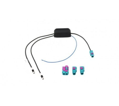 adapterkabel 15 cm Fakra F - Fakra F dubbel + fantoom