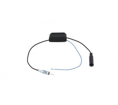 Antenneversterker Regelbaar ± 4dB DIN F - DIN M    15cm