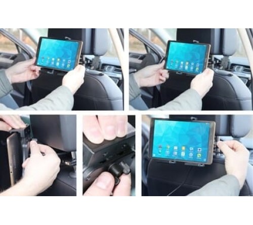 Brodit h/l Tablet verstelb 120-150mm usb-C-usb-A sig.