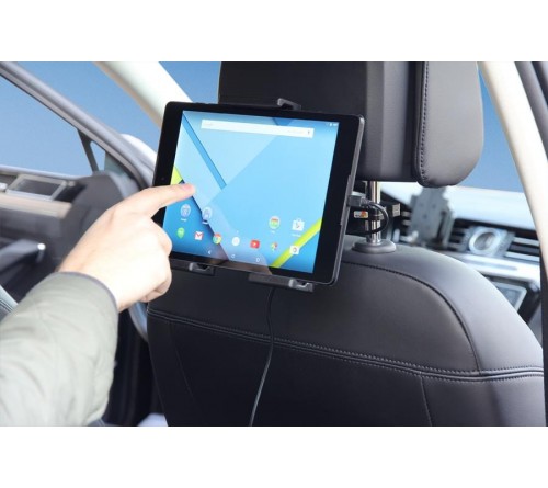 Brodit h/l Tablet verstelb 140-195mm usb-C-usb-A sig.