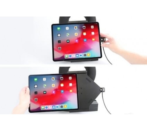 Brodit houder/lader Apple iPad Pro 12.9 USB sig.plug ('18-)