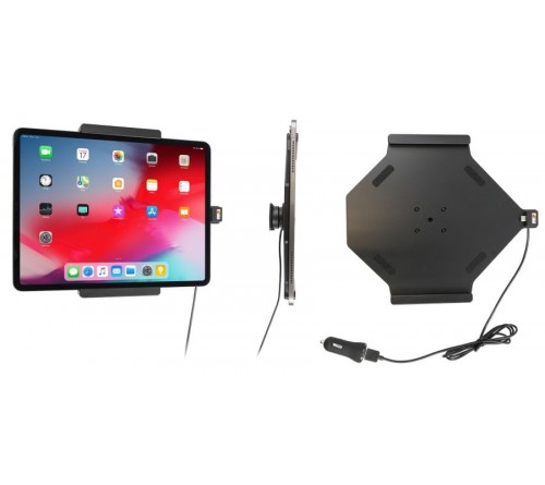 Brodit houder/lader Apple iPad Pro 12.9 USB sig.plug ('18-)