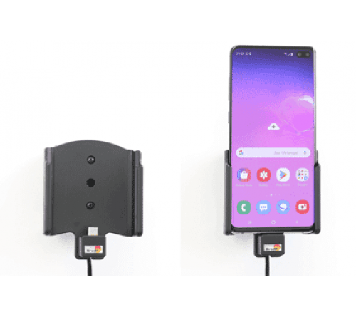 Brodit houder/lader Samsung Galaxy S10 Plus USB sig.plug