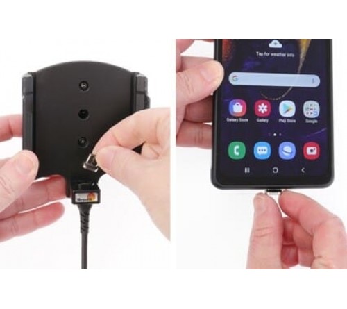 Brodit houder/lader Samsung Xcover Pro USB sig.plug-Magnetic
