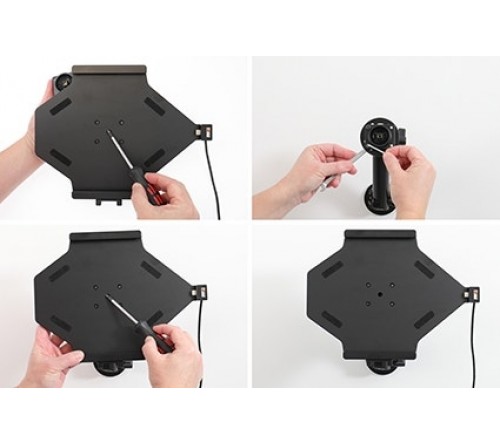 Brodit houder/lader Sam.Galaxy Tab S7 FE SM-T73 USB sig.plug