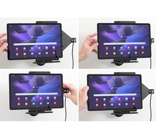 Brodit houder/lader Sam.Galaxy Tab S7 FE SM-T73 USB sig.plug