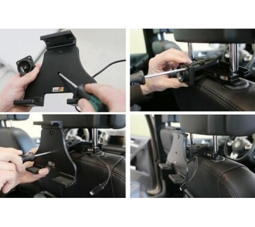 Brodit h/l Tablet verstelb 140-195mm lightning-usb-A sig.