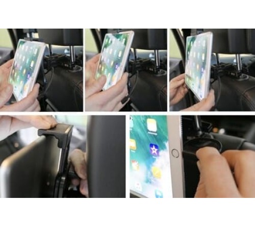 Brodit h/l Tablet verstelb 140-195mm lightning-usb-A sig.