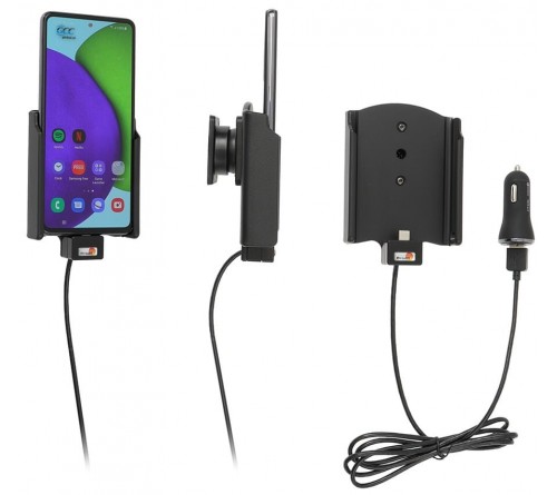 Brodit houder/lader Samsung A52/ A52S 5G USB sig.plug