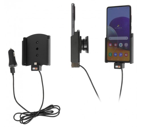 Brodit houder/lader Samsung Galaxy A72 USB sig.plug
