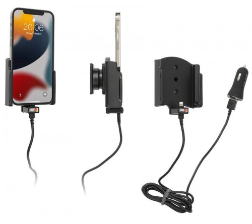 Brodit houder/lader Apple iPhone 13 - 14 / Pro USB sig.plug