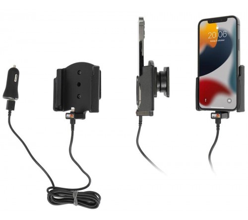 Brodit houder/lader Apple iPhone 13 - 14 / Pro USB sig.plug