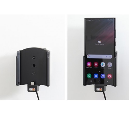Brodit houder/lader Samsung Galaxy S22 Ultra USB sig.plug