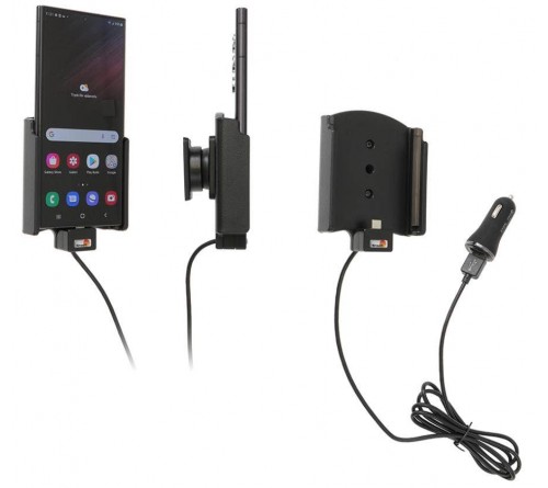 Brodit houder/lader Samsung Galaxy S22 Ultra USB sig.plug