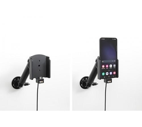 Brodit houder/lader Samsung Galaxy S23 Plus USB sig.plug