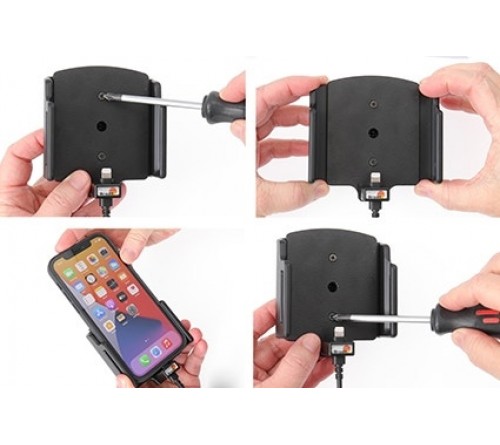 Brodit h/l lightning verstelb 75-89/8-12mm usb-A sig.