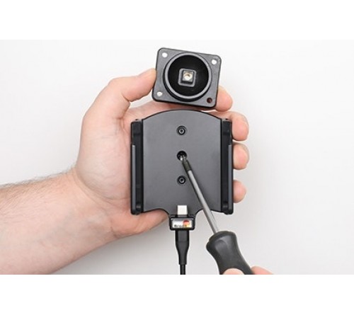 Brodit houder/lader Apple iPhone 15/15 Pro USB sig.plug