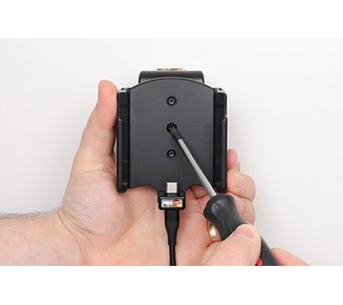 Brodit houder/lader Apple iPhone 15/15 Pro USB sig.plug