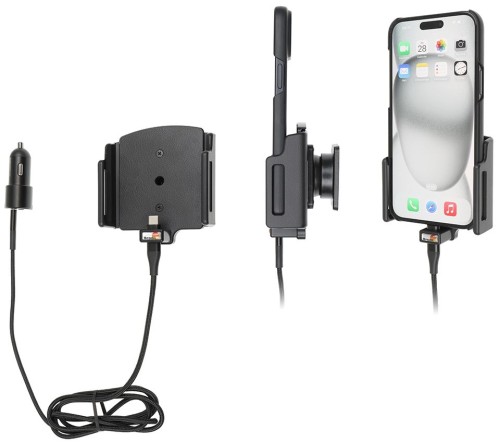 Brodit h/l usb-C verstelb 75-89/8-12mm usb-C sig. IPh 15-