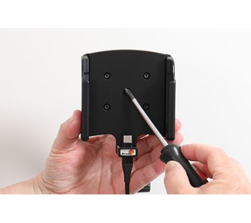 Brodit houder/lader Apple iPhone 15 Plus USB sig - with case