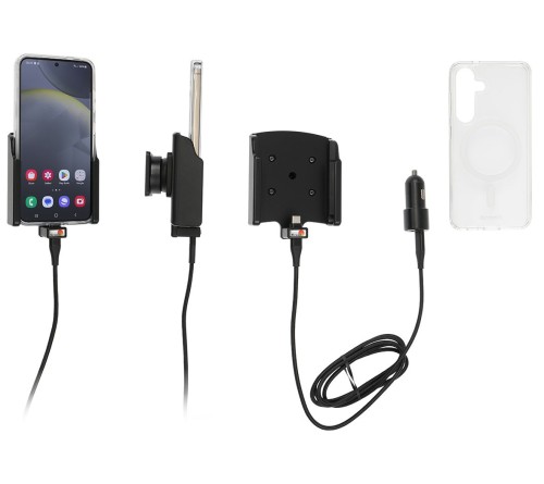 Brodit houder/lader Samsung S24 USB sig.plug - with case