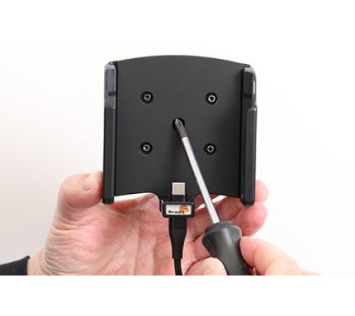 Brodit houder/lader Samsung S24 Ultra USB sig.plug-with case