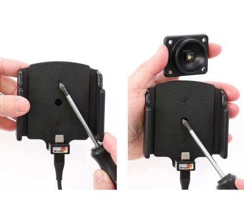 Brodit h/l usb-C verstelb 70-83/2-10mm usb-C sig.