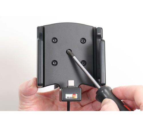Brodit houder/lader Bluebird S10 USB-C - USB sig.plug-boot