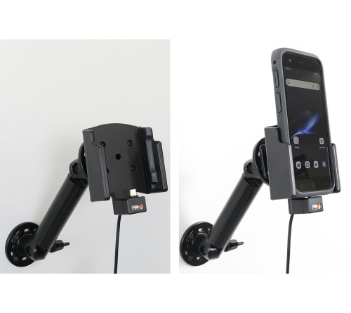 Brodit houder/lader Bluebird S10 USB-C - USB sig.plug-boot