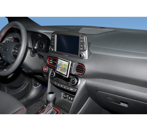 Kuda console Hyundai Kona 17-/ Santa Fe 18- zwart NAVI