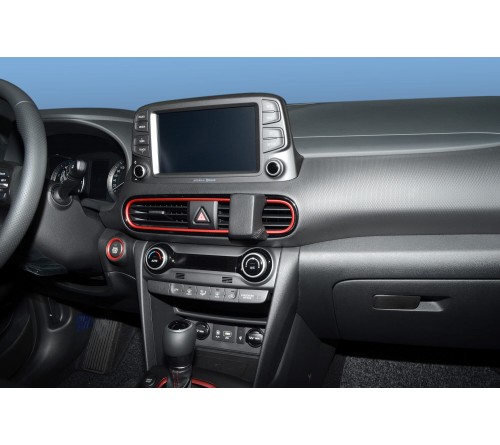 Kuda console Hyundai Kona 17-/ Santa Fe 08/2018- zwart NAVI