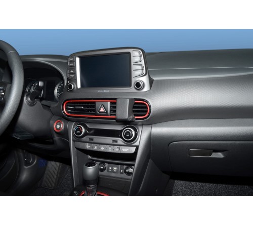 Kuda console Hyundai Kona 17-/ Santa Fe 18- zwart NAVI